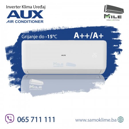 AUX ASW-H24F7C4/FAR3DI-B9 Freedom inverter klima 24 -15°C Velika