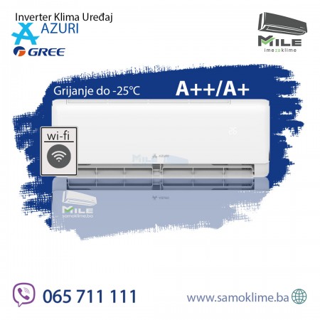 Azuri Aries AZIWK70XA inverter klima uređaj 24 -25°C Velika
