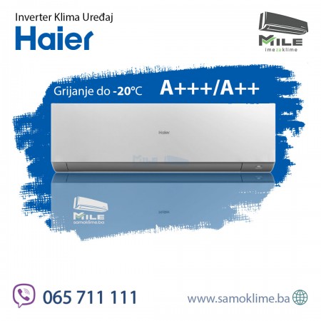 Haier Expert WIFI inverter klima uređaj 12 -20°C Velika