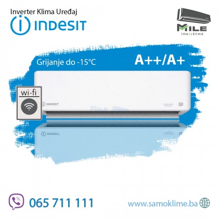 Inverter klima uređaj Indesit INSPI312A2WFNQ Inverter WiFi Velika