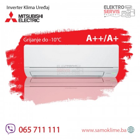 Inverter klima uređaj MITSUBISHI ELECTRIC MSZ/MUZ-HJ25 -10C Velika