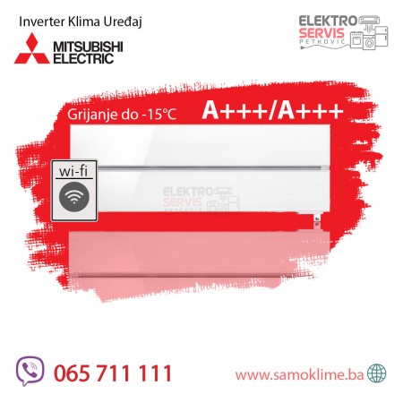 Inverter klima uređaj MITSUBISHI ELECTRIC MSZ/MUZ-LN35 -15 Velika