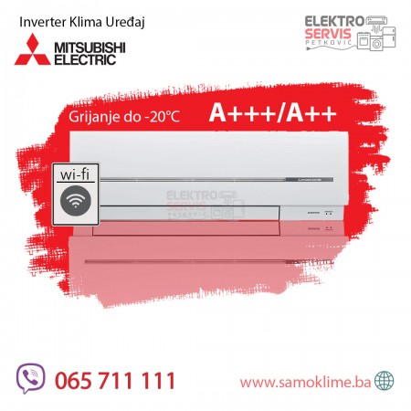 Inverter klima uređaj MITSUBISHI ELECTRIC MSZ/MUZ-SF50 -20 Velika