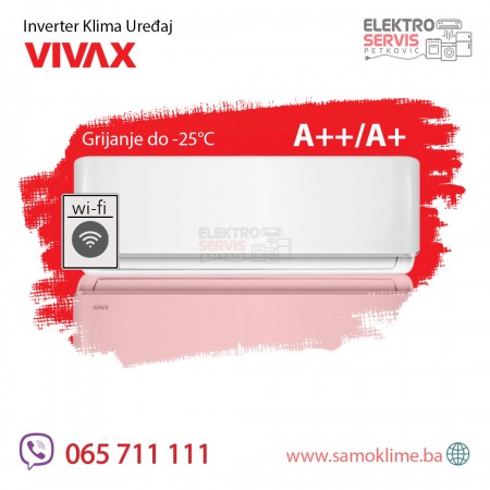 Inverter klima uredjaj Vivax ACP-09CH25AERI+ BIJELA -25C Velika