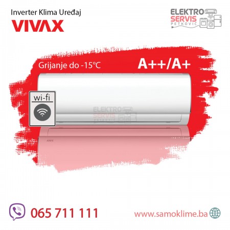 Inverter klima uredjaj Vivax ACP-24CH70AEQI -15C Velika