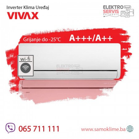 Inverter klima uredjaj Vivax APC-18CH50AEHI Bijela -25C Velika