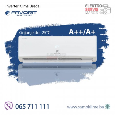 Klima uređaj FAVORIT 12000BTU INVERTER Velika