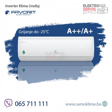 Klima uređaj FAVORIT 18000BTU JD HB INVERTER -25C Velika