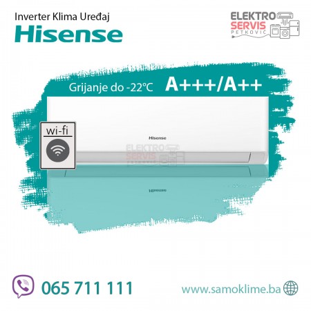 Multi split zidna klima Hisense 12000 BTU KA35XR0EG Inverter Velika