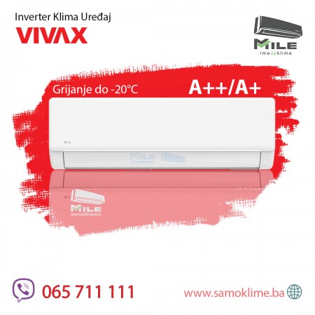 VIVAX ACP-12CH35AEGI PRO R32 Ai inverter klima uređaj 12 -20°C Velika